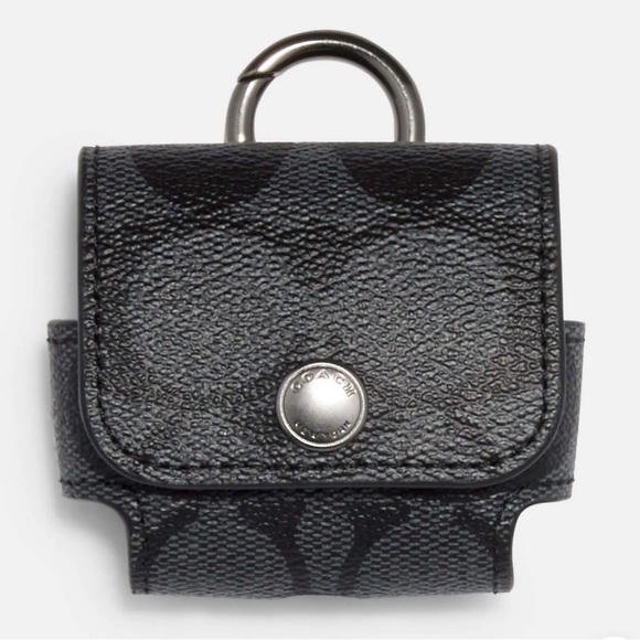 COACH Large Wireless AirPods Pro Case In Signature Canvas NEW! - Picture 8 of 9